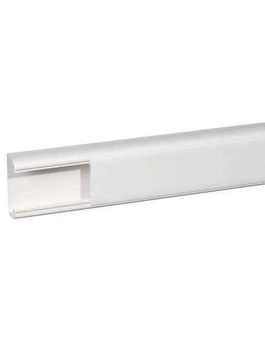 Canal DLP monobloc 35x80 - 1 tapa de 65mm - L. 2m - Blanco - A000830601 LEGRAND 010461 (EMBALAJE DE 24 METROS)