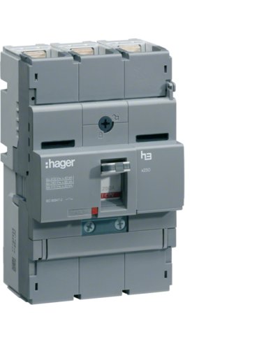 Interruptor automático X250 3P3D 40kA 250A TM regulable - A000830810 HAGER HNB250H