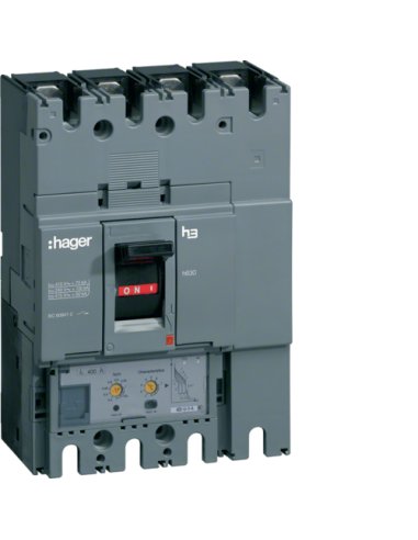 Interruptor automático caja moldeada H630 4P4D 50kA 250A LSI - A000830820 HAGER HND251H