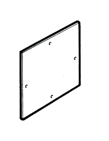 PLACA DE MONTAJE PARA CAJA MOLEX S7 8000.6277.0 - A000850913 INTERFLEX 8000.6277.0