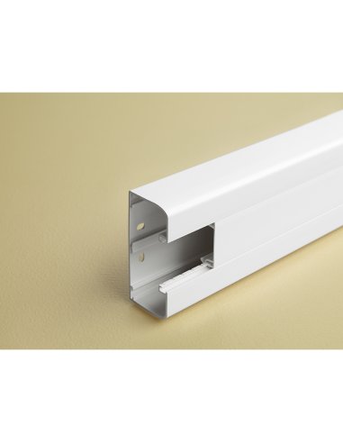 Canal DLP de clipaje directo 50x105 - 1 tapa 45mm - L. 2m - Blanco - A000851310 LEGRAND 075602 (EMBALAJE DE 12 METROS)