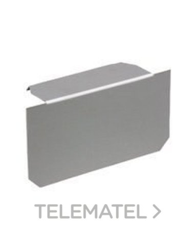 Tapa final con tapa OMEGA - 100x75- Gris RAL 7030 - A000851498 LEGRAND 637818 (EMBALAJE DE 2 UNIDADES)