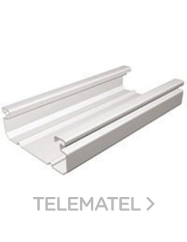 Bandeja portacables OMEGA - 200x75 - Lisa - 3 mt - Gris RAL7030 - A000851507 LEGRAND 637830 (EMBALAJE DE 6 METROS)