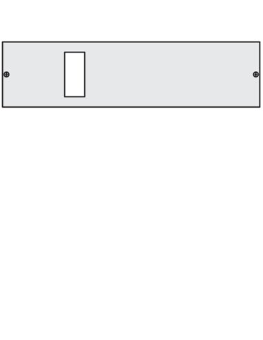 Kit equipamientos horizontales 150x600mm X160 mando directo - A000854923 HAGER UC013H