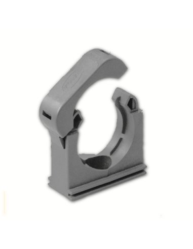 SOPORTE NYLOFIX CON TAPA PARA TUBO DN 7 PA GRIS - A000859779 INTERFLEX SWL-07G (EMBALAJE DE 100 UNIDADES)