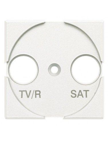 Frontal TV-R universal Axolute - Blanco - 2 módulos - A000880649 BTICINO HD4204 (EMBALAJE DE 10 UNIDADES)