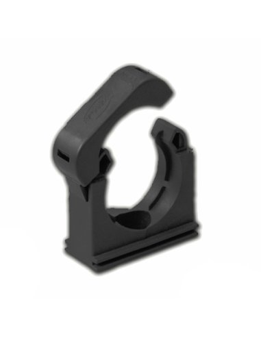 SOPORTE NYLOFIX CON TAPA PARA TUBO DN10 PA NEGRO - A000892357 INTERFLEX SWL-10N (EMBALAJE DE 100 UNIDADES)