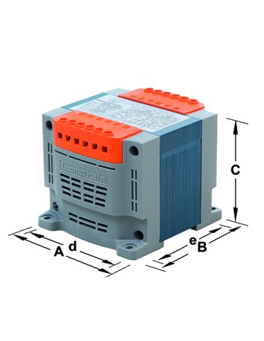 TKS  100 VA TRAFO II  IP-20 210B12TKS - A000892743 TECNOTRAFO 210B12TKS