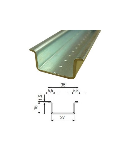 PERFILOMEGAREFORZADO LISO GALVANIZADO 8435168837465 - A000899563 GAESTOPAS F-84E-G (EMBALAJE DE 20 METROS)