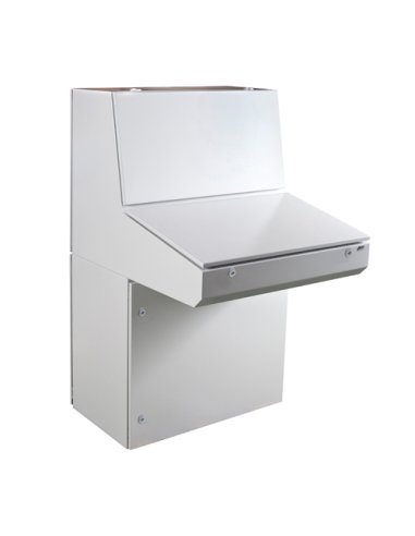 PUPITRE ACERO LAMINADO IP55 PANEL DE SINÓPTICO Y CONTROL 1200 MM - A000908026 IDE PSC1200