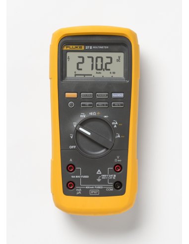 Multímetro digital de robustez extrema para ambientes industriales IP6 FLUKE-27II/EUR - A000917253 FLUKE 3947770