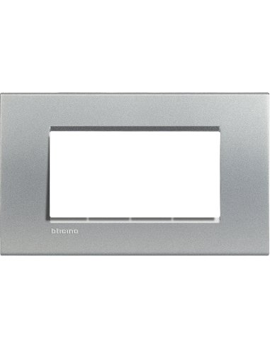 Placa embellecedora Livinglight de color Tech - 4 módulos - A000951289 BTICINO LNA4804TE