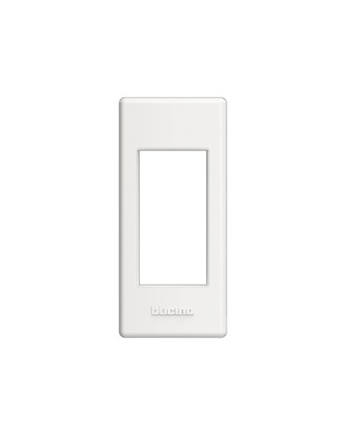 Placa + soporte Livinglight instalación en perfilería - 1 módulo - Blanco - A000951572 BTICINO LND4811BI