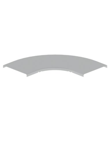 66 Tapa curva plana de 90° gris RAL7035 200 U23X 66211 - A000990535 UNEX 66211