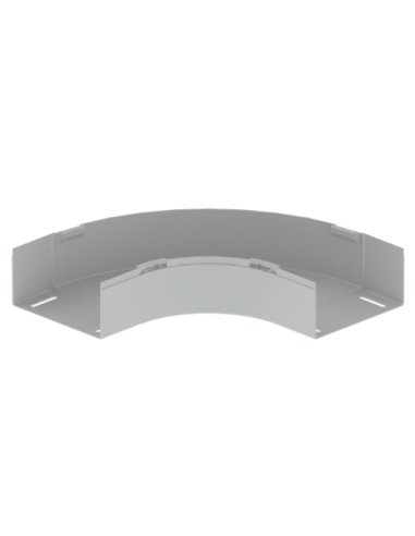 66 Curva plana de 90° gris RAL7035 100X200 U23X 66230 - A000990537 UNEX 66230