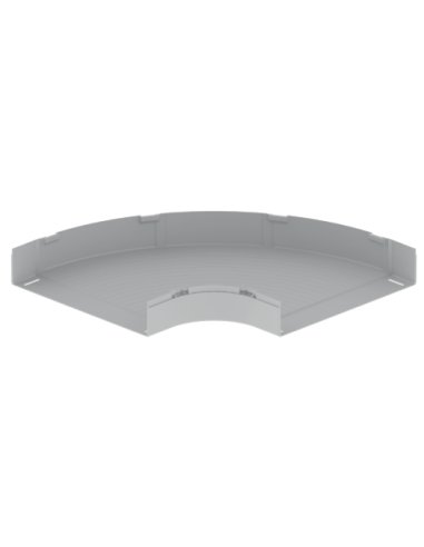 66 Curva plana de 90° gris RAL7035 100X500 U23X 66530 - A000990549 UNEX 66530