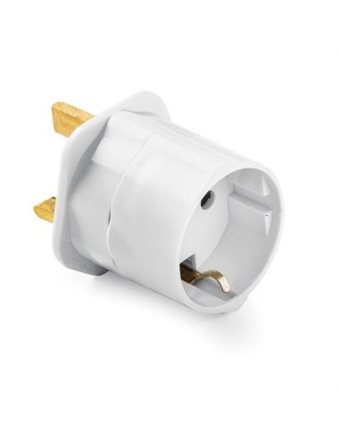 Adaptador inglés/europeo 10A 250V diámetro 4 - A000990598 FAMATEL 1407