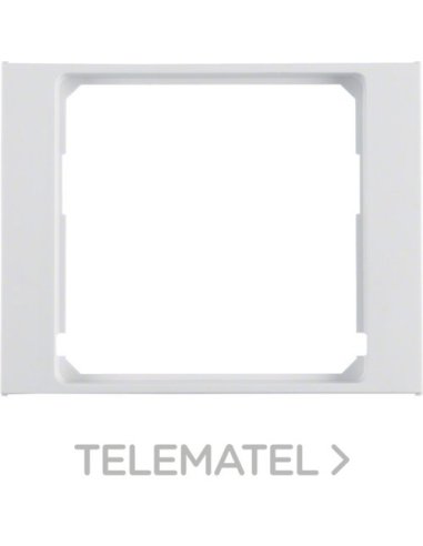 Marco intermedia para placa BERKER K1 blanco polar - A001000499 HAGER 11087009 (EMBALAJE DE 10 UNIDADES)