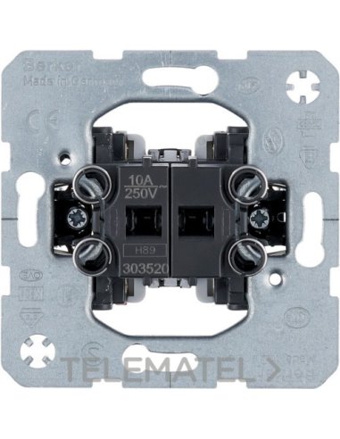 Doble interruptor con enclavamiento persianas basculantes 10/250 - A001002834 HAGER 303520