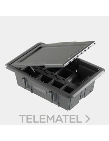 CAJA DE SUELO - CON TAPA PARA ACABADO - 16 MÓDULOS SYSTEM - A001010776 GEWISS GW24606