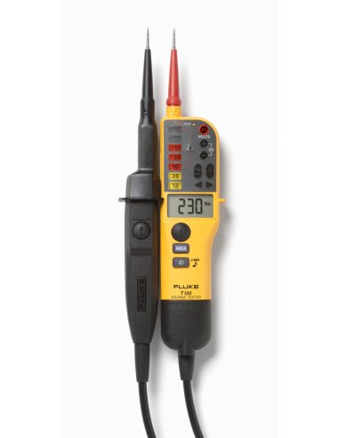 Comprobador de tensión y continuidad con pantalla LCD retroiluminada FLUKE-T130 - A001044037 FLUKE 4016961