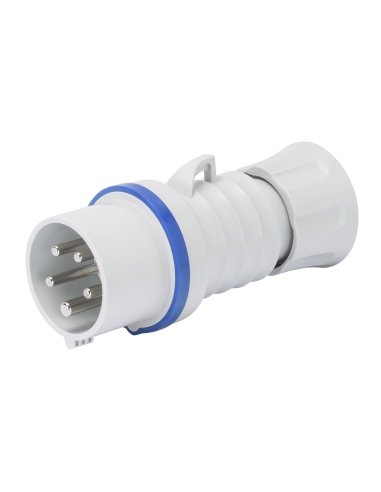 CLAVIJA MÓVIL RECTA HP - IP44/IP54 - 3P+T 32A 200-250V 50/60HZ - AZUL - 9H - CONEXIONAD - A001065590 GEWISS GW60016H