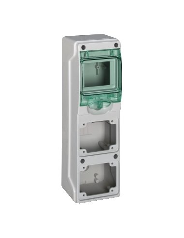 Mini-quadros Kaedra para tomadas 2 aberturas 4 módulos - A001112028 SCHNEIDER ELECTRIC 13176