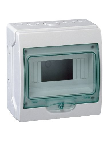 Mini Kaedra - Caja estanca - superficie - 1 fila - 8 mód. - IP65 - A001112116 SCHNEIDER ELECTRIC 13978