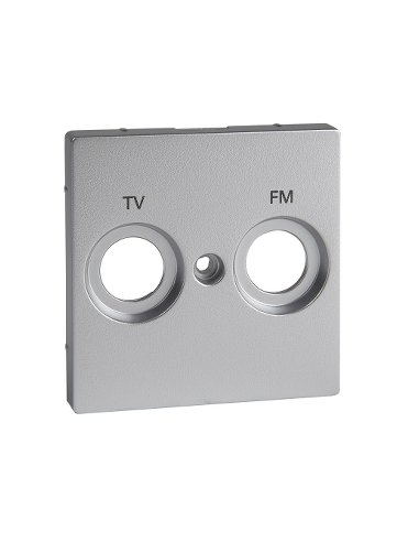 Caratula Toma TV/FM elegance Aluminio MTN299560 - A001134799 SCHNEIDER ELECTRIC MTN299560