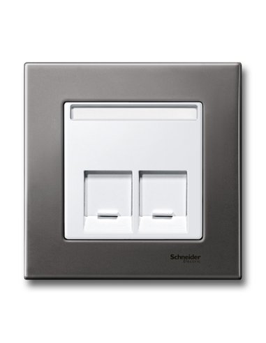 Marco 1 elem. elegance Gris Rodio - A001135024 SCHNEIDER ELECTRIC MTN403114