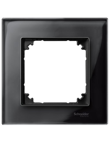 Marco 1 elem. elegance cristal Negro - A001135042 SCHNEIDER ELECTRIC MTN404103