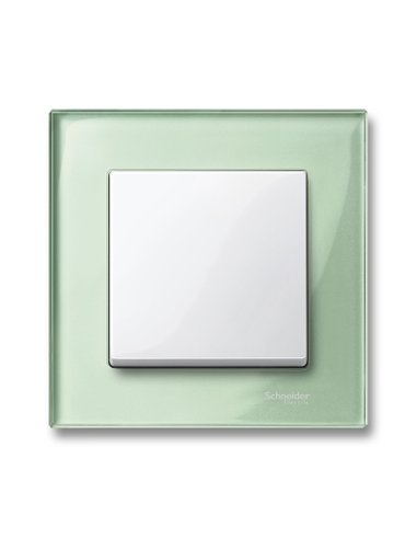 Marco 1 elem. elegance cristal Verde - A001135043 SCHNEIDER ELECTRIC MTN404104