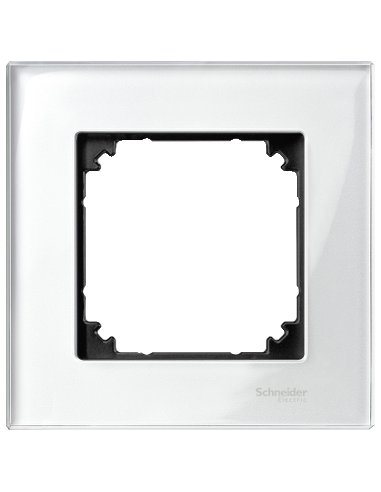 Marco 1 elem. elegance cristal Blanco - A001135044 SCHNEIDER ELECTRIC MTN404119