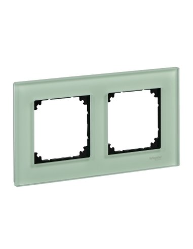 Marco 2 elem. elegance cristal Verde - A001135047 SCHNEIDER ELECTRIC MTN404204