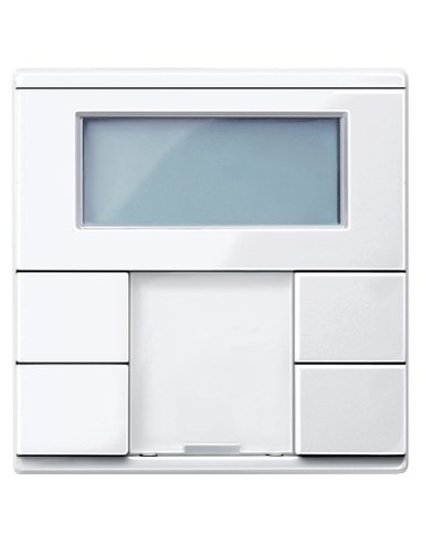 KNX - Pulsador de 2 elementos con termostato Blanco activo - elegance - A001135730 SCHNEIDER ELECTRIC MTN6212-0325