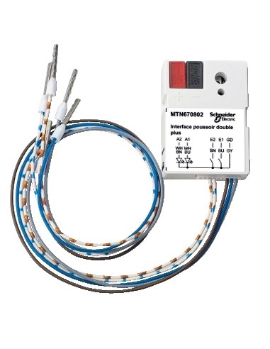 KNX - Interface de pulsadores empotrar 2 elementos - A001135906 SCHNEIDER ELECTRIC MTN670802