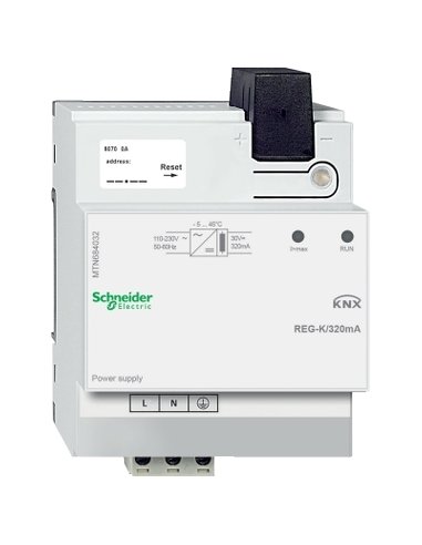 KNX - Fuente de alimentación carril DIN 320 mA - A001135932 SCHNEIDER ELECTRIC MTN684032