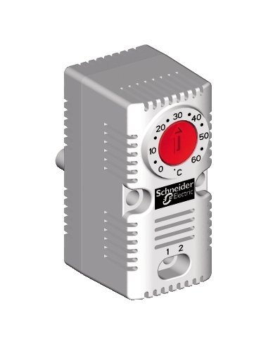 Termostato S. F (Nc Calent) Rojo Climasys Cc Rango de Temperatura 0…60°C - NC - °F - A001136504 SCHNEIDER ELECTRIC NSYCCOTHCF