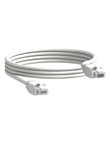 network cord - 2 x RJ45 male - L  1 m - set of 5 - A001142571 SCHNEIDER ELECTRIC TRV00810