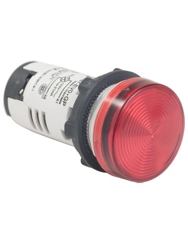 Piloto led rojo 120v ac ip65 - A001146452 SCHNEIDER ELECTRIC XB7EV04GP (EMBALAJE DE 10 UNIDADES)