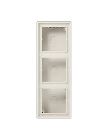 Marco triple LS CUBE blanco - A001178295 JUNG LS583AW