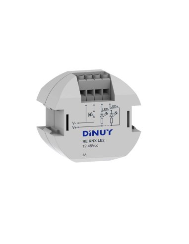 Regulador inalámbrico para tiras LED monocolor - A001191542 DINUY RE KNX LE2