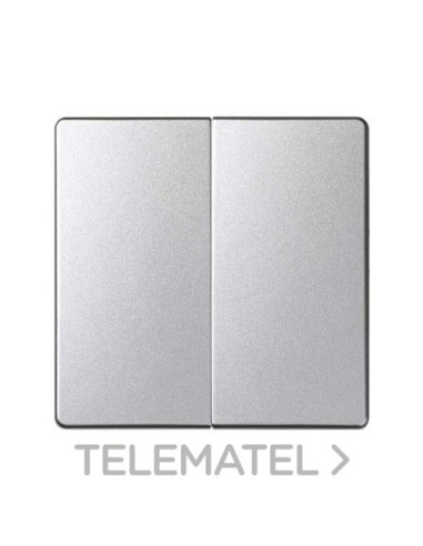 Tecla doble para mecanismos de mando aluminio frío Simon 82 Detail - A001210154 SIMON 82026-93