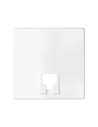 Placa para tomas telefónicas con conectores RJ11 y RJ12 blanco Simon 82 - A001210180 SIMON 82062-60