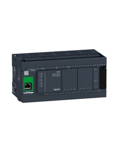 Modicon M241 - Controlador M241 40 ES Transistor PNP Ethernet - A001236823 SCHNEIDER ELECTRIC TM241CE40T