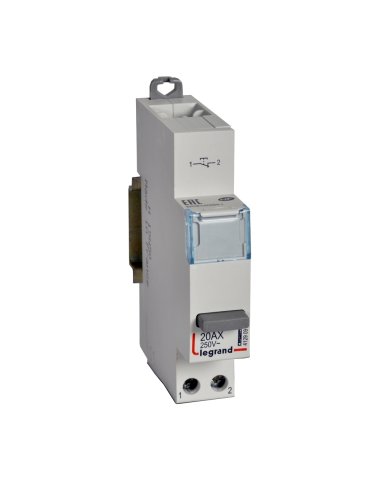 Pulsador - 20A - 250 V~ - 1 NC - A001282557 LEGRAND 412909 (EMBALAJE DE 10 UNIDADES)