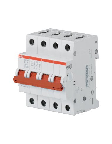 Interruptor seccionador SD204/16 4p 16A 2CDD284101R0016 - A001288656 ABB 2CDD284101R0016