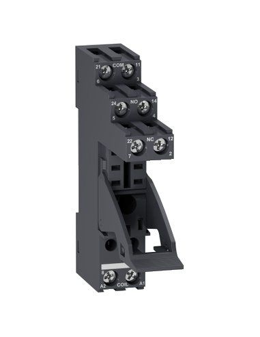 Zelio Relay - Base 2co terminales separados con estrib - A001304747 SCHNEIDER ELECTRIC RGZE1S48M (EMBALAJE DE 10 UNIDADES)