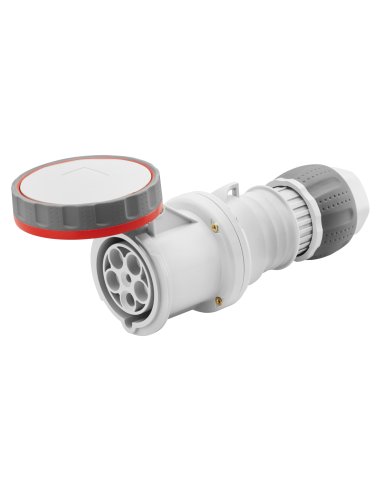 BASE MÓVIL RECTA HP - IP66/IP67/IP68/IP69 - 3P+T 125A 380-415V 50/60HZ - ROJO - 6H - CO - A001351966 GEWISS GW62060PH