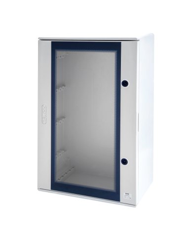 CUADRO EN POLÍESTER CON PUERTA TRASPARENTE EQUIPADA CON CERRADURA - 310X425X160 - IP66  - A001445089 GEWISS GW46202F